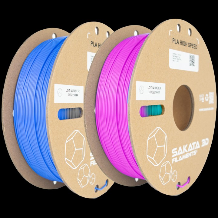 Pack 2 BOBINES du  PLA High Speed PRO TRANSITION