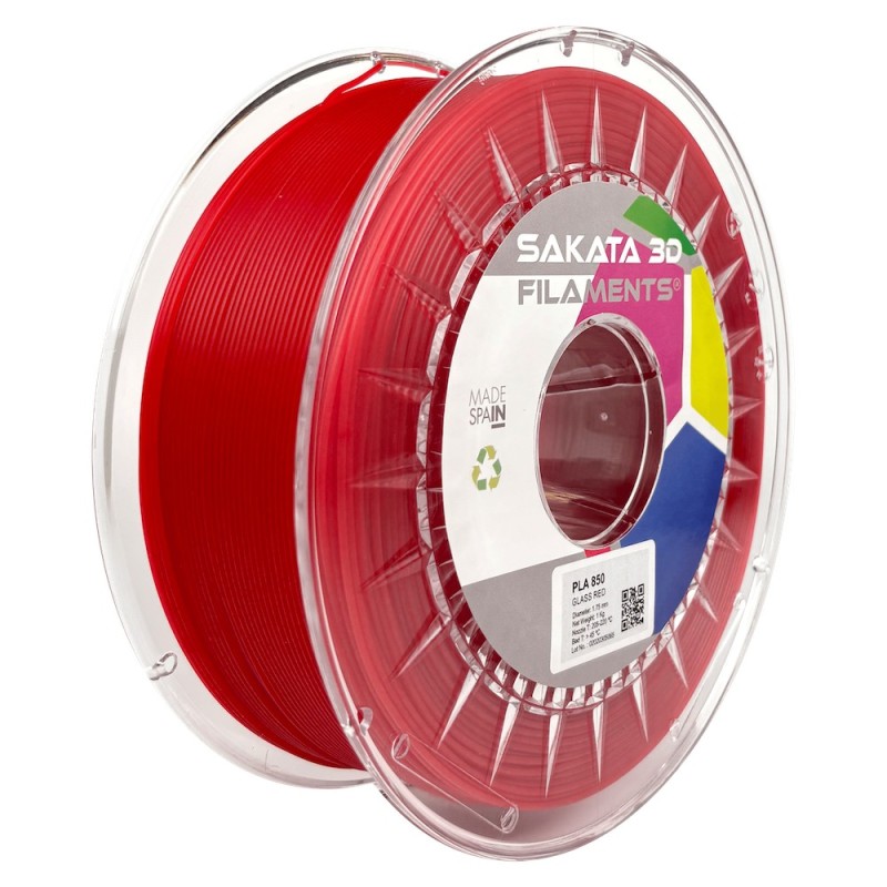 PLA 850 GLASS RED
