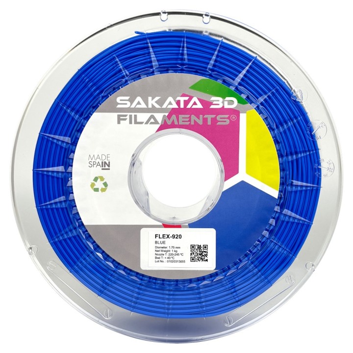 FleX-920 Bleu Filament Flexible 1kg - Sakata 3D